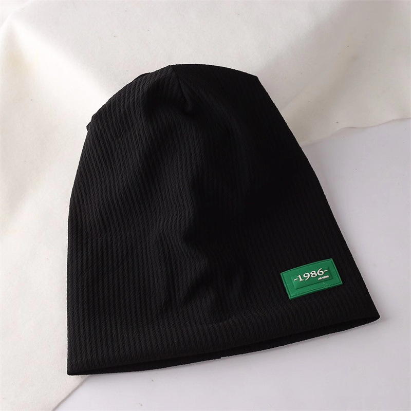 "National trend label, Dui Dui hat, women's spring and autumn thin, fashionable and versatile postpartum cap, Internet celebrity, trendsetter, cold cap for the head. details Picture