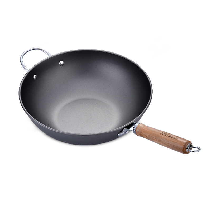 Wholesale from the manufacturer: Good Companion, another Joy non-stick pot, wooden handle, iron pot, cooking pot, street stall, and wandering event gifts Item Picture