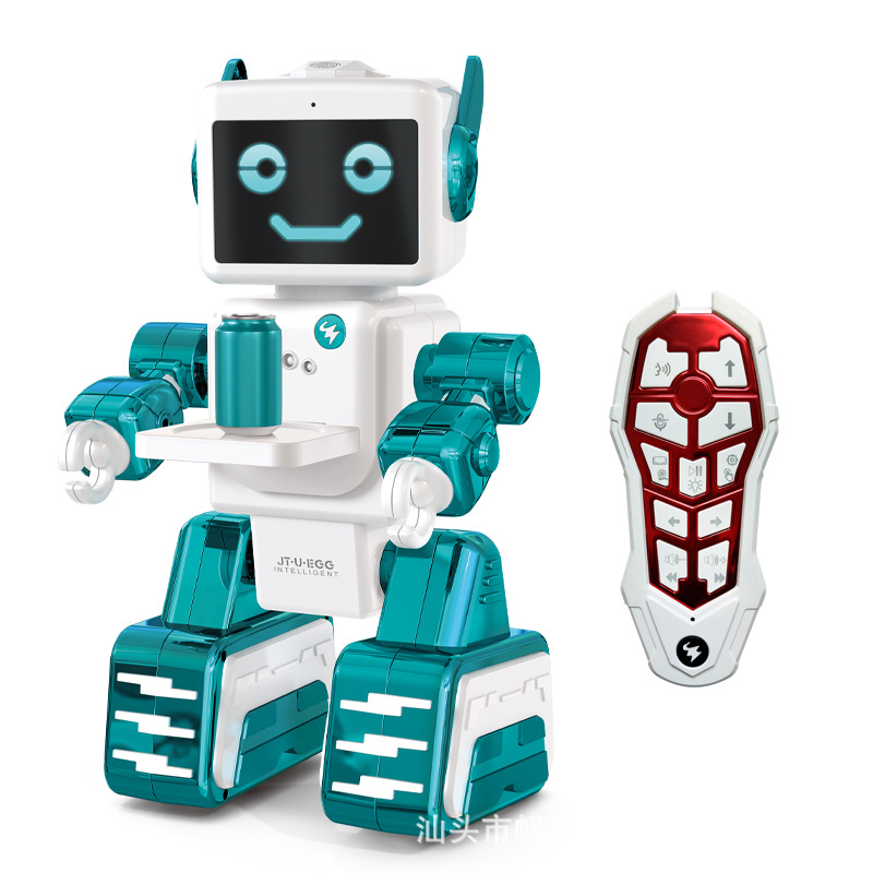 跨境出口儿童益智电动智能遥控玩具教育陪伴机器人外贸边贸礼品