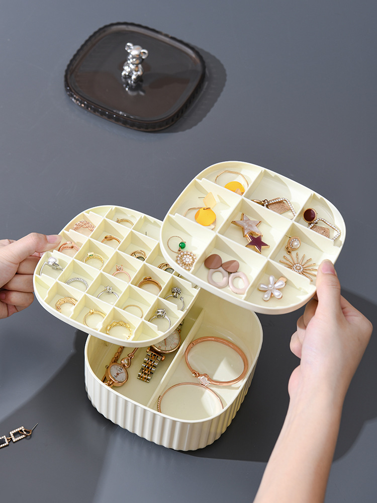 Jewelry Storage Box Jewelry Studs Earrings Necklace Bracelets Ring Multi-Style Multi-Layer Portable Box details Picture