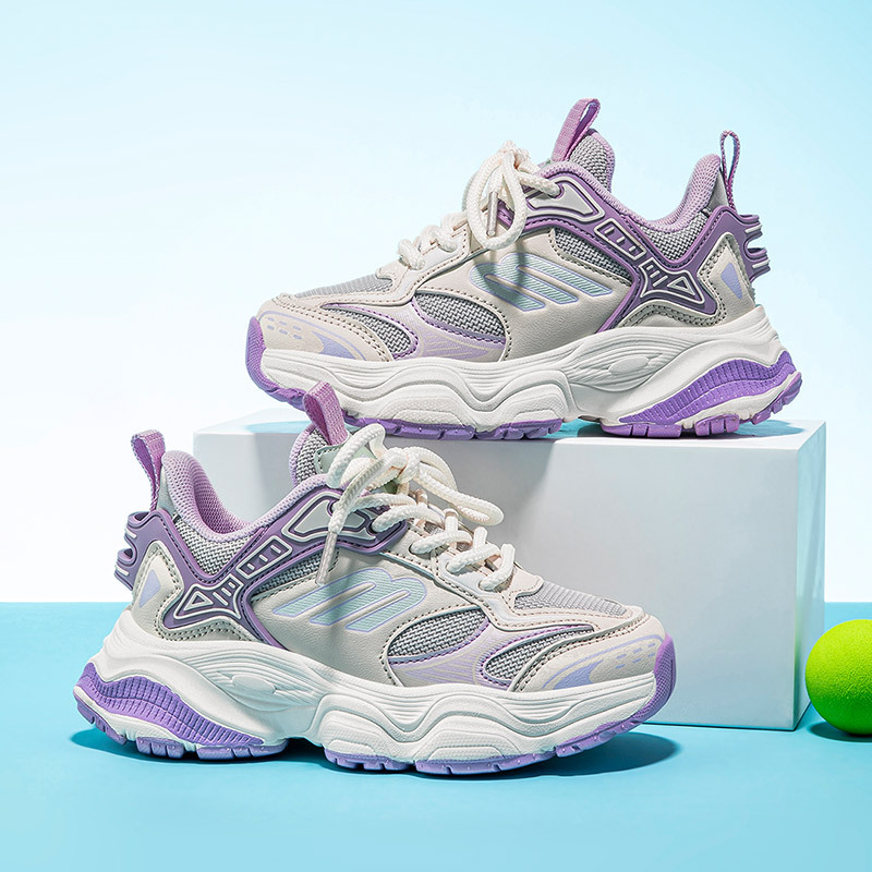 HOBIBEAR spring lace-up boys' casual shoes and double mesh girls' breathable and comfortable sports shoes are available for one-piece delivery Application Scenario