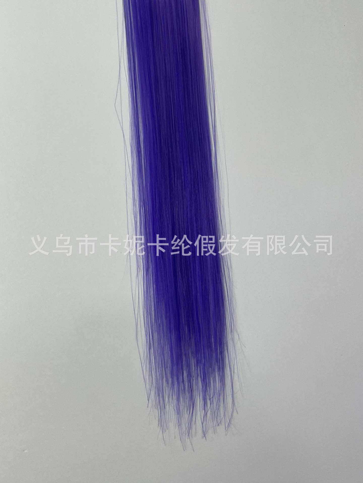 New popular ear-hanging hair extensions, women's one-piece seamless hair extensions, blue ear-hanging hair extensions Item Picture