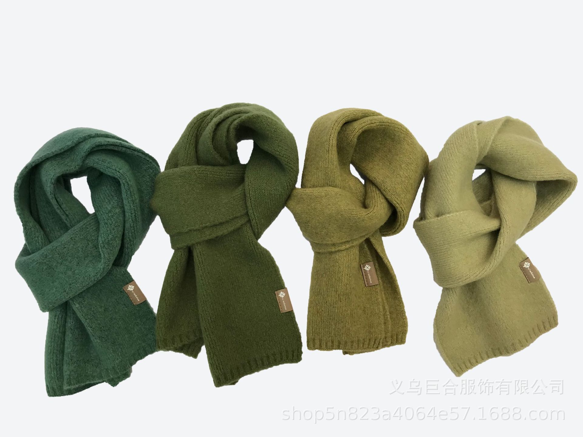2022 Autumn And Winter New Wool Scarf Fashion Simple Japanese And South Korean Men And Women Warm Neck details Picture