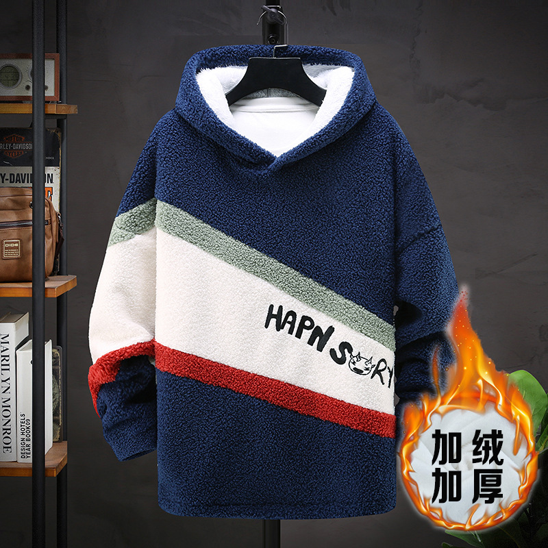 男士卫衣实物图