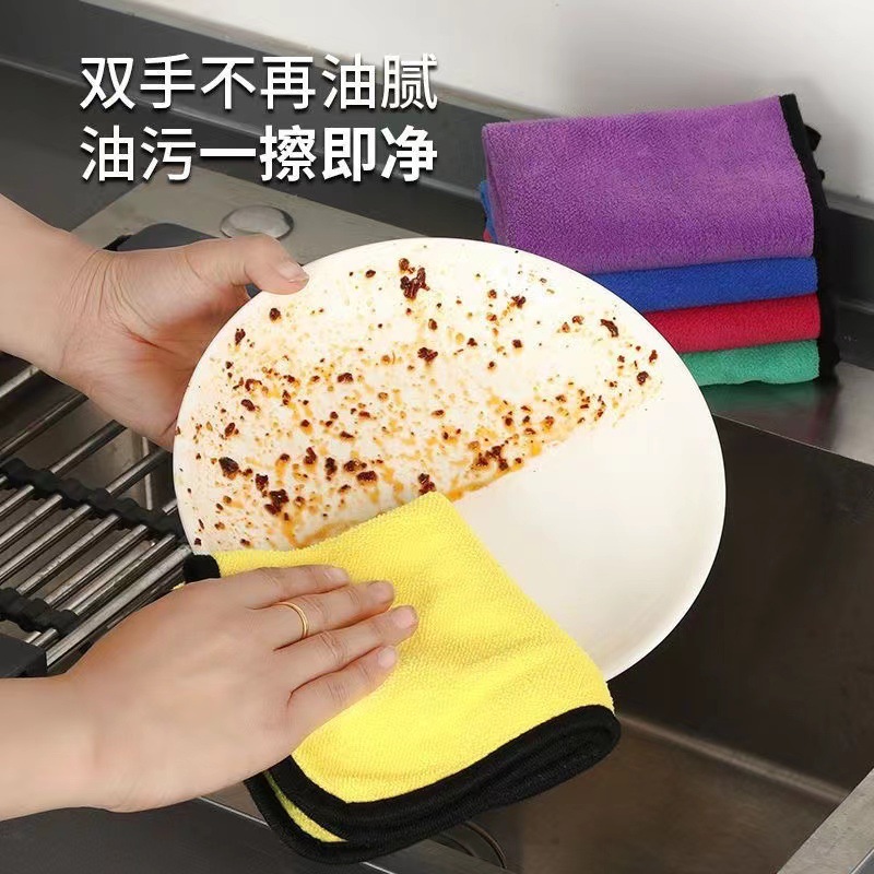 抹布、百洁布、洗碗巾实物图