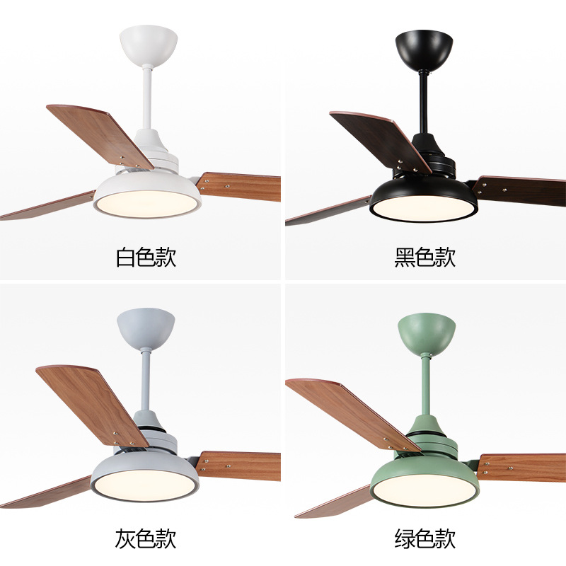 Nordic Industrial Fan Light Simple Restaurant Macaron Ceiling Fan Light Office Commercial Space Bedroom Electric Fan Light Application Scenario