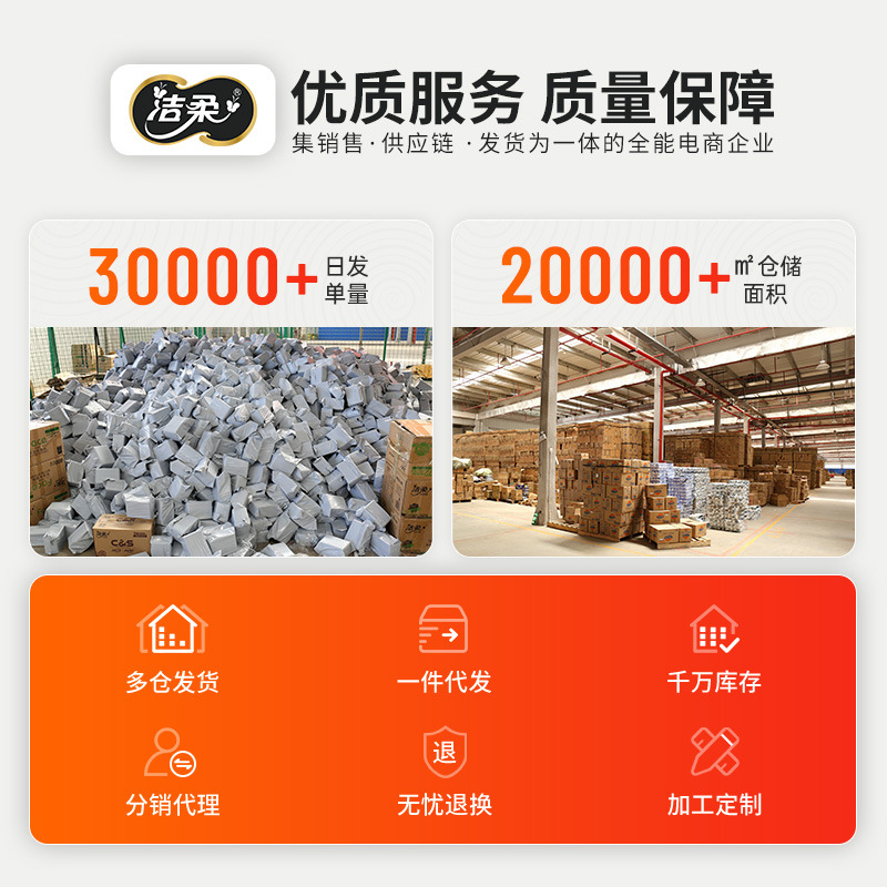 洁柔抽纸3层细节图