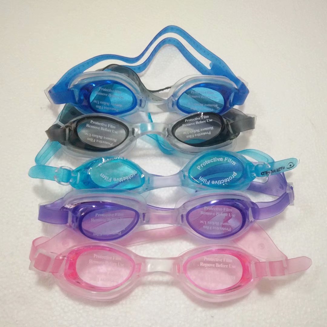 热销推荐防水儿童游泳眼镜男女宝宝潜水泳镜送耳塞多色可选厂家