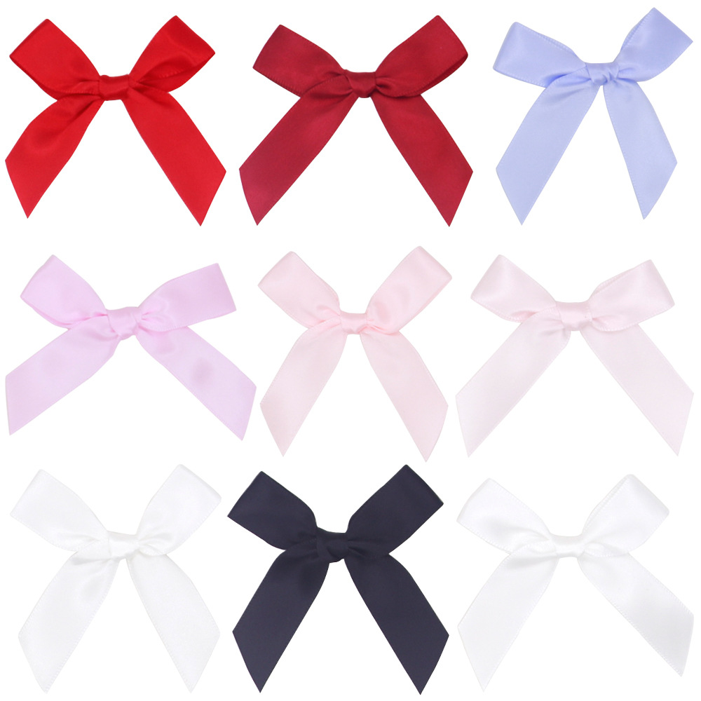 现货直销2cm涤纶带蝴蝶结 内衣袜子服装辅料 礼品包装DIY蝴蝶结