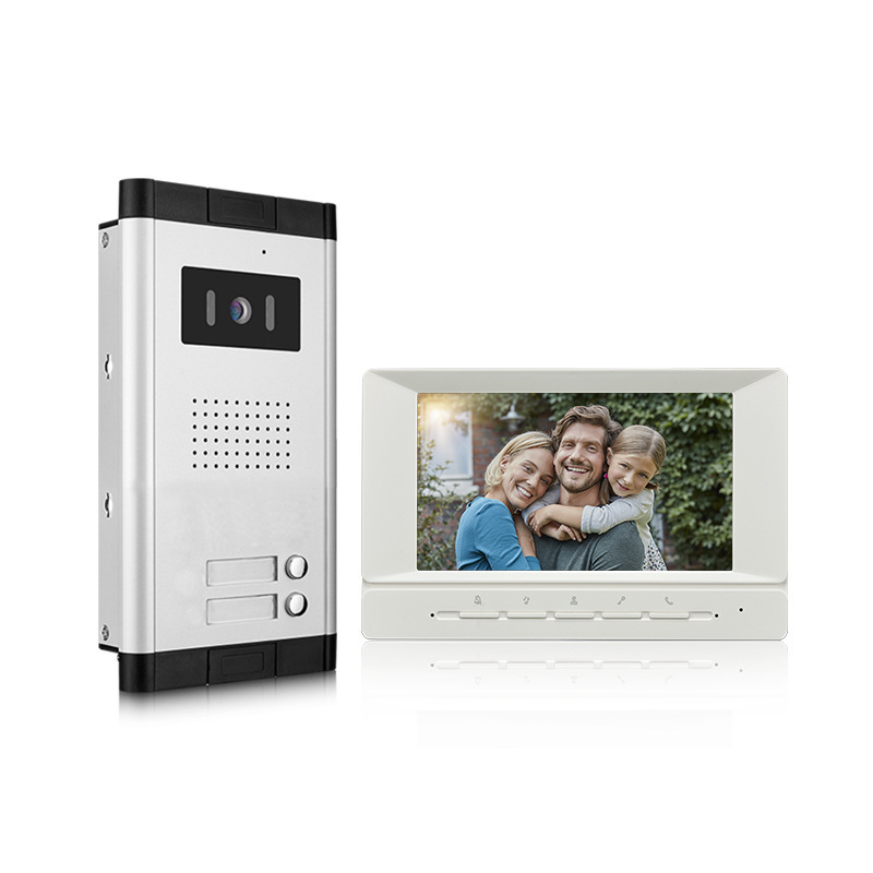 工厂直销公寓多户可视对讲门铃对讲系统门禁机批发图