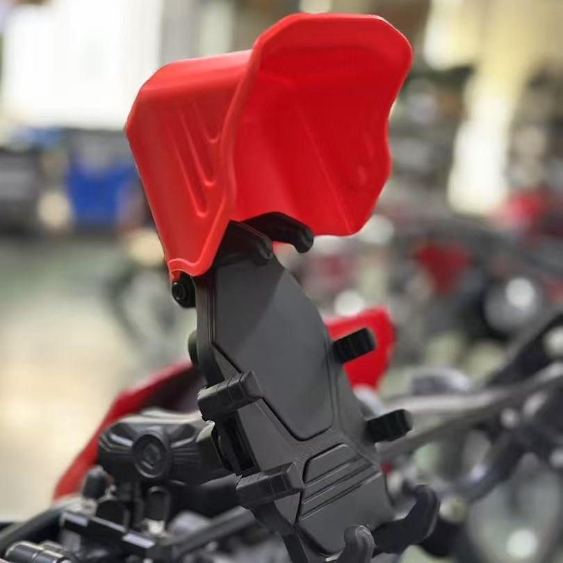 New small helmet electric bike, motorcycle takeout navigation, mobile phone stand, car sunshade, waterproof cycling mobile phone stand Specification image