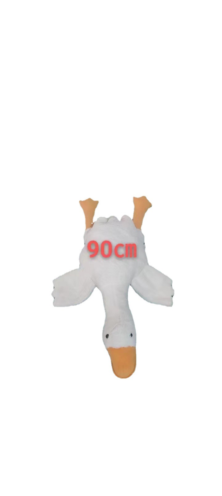 Rabbit Hair Big White Goose Sleeping Pillow Plush Toy Pet Goose Doll Pillow Baby Toy Rabbit Hair Big Goose Item Picture