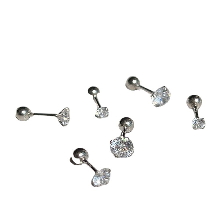 Ear studs for women, simple and small ear holes, ear bone studs, ins, high appearance level, earrings and earrings, no need to take them off when sleeping Item Picture