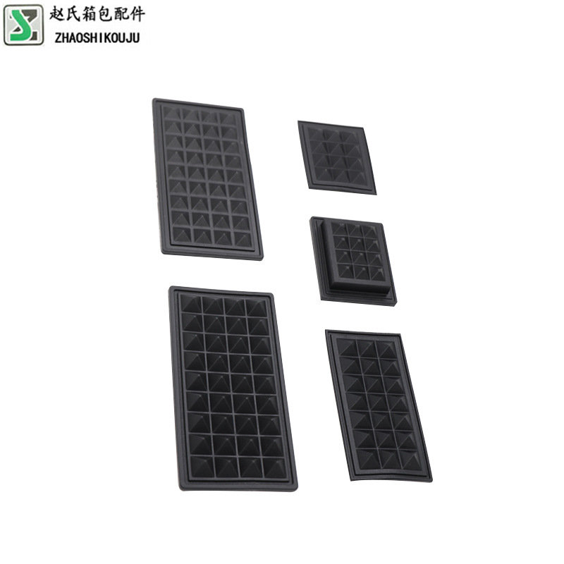 قطع غيار من البلاستيك ذات قاعدة خلفية متعددة الأحجام من طراز PVC المبطنة بالسليليكون الواقي، details Picture
