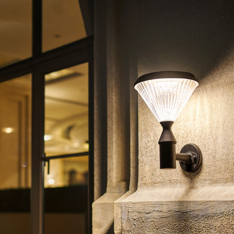 Cross-Border Led Solar Wall Light Garden Light Outdoor Waterproof Garden Villa Wall Terrace Balcony Wall Light