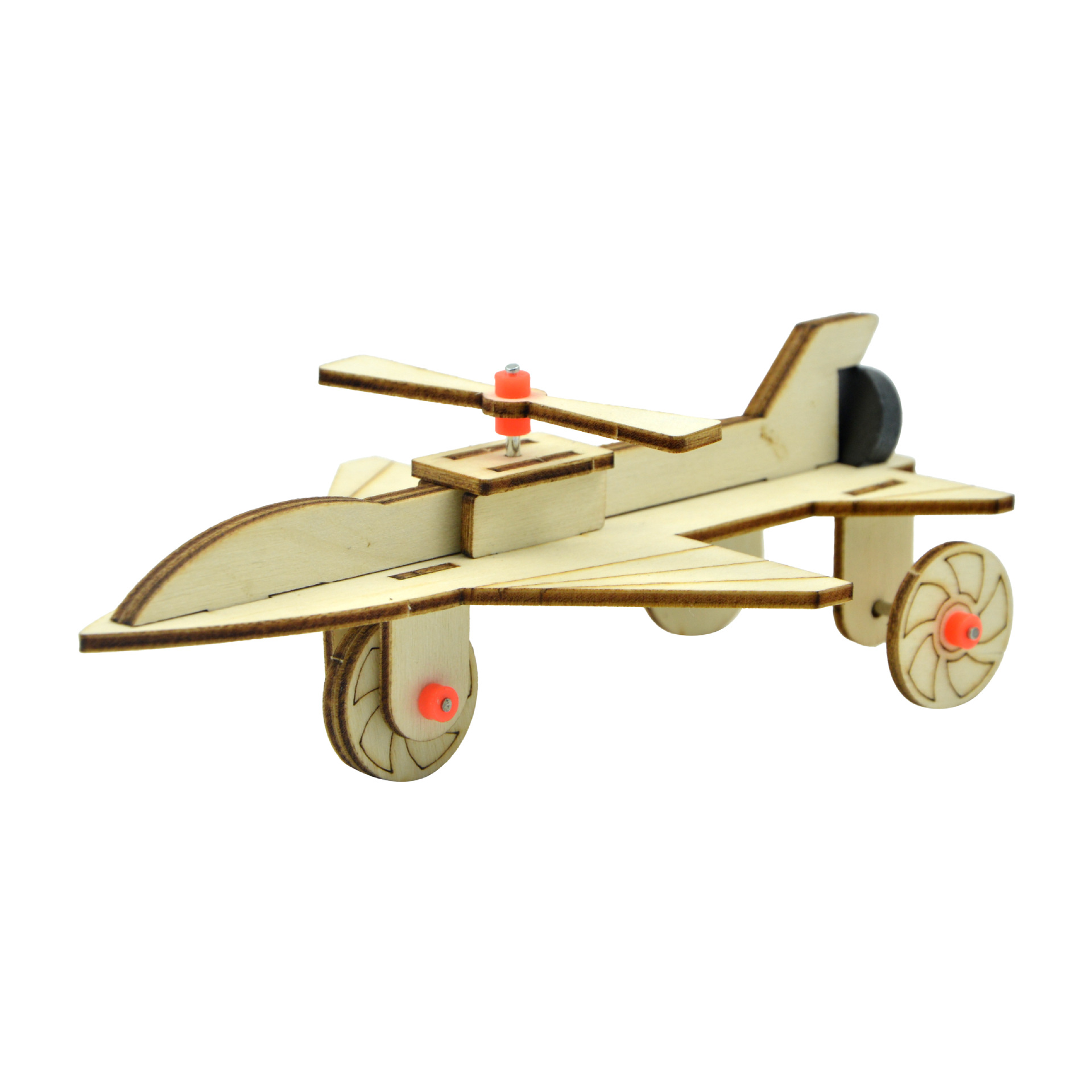 Science and technology small project invention, diy magnetic plane, primary school students' science assembly teaching aid material package, science