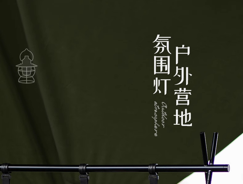 新款户外照明露营灯超长续航充电营地氛围复古野营帐篷马灯详情1