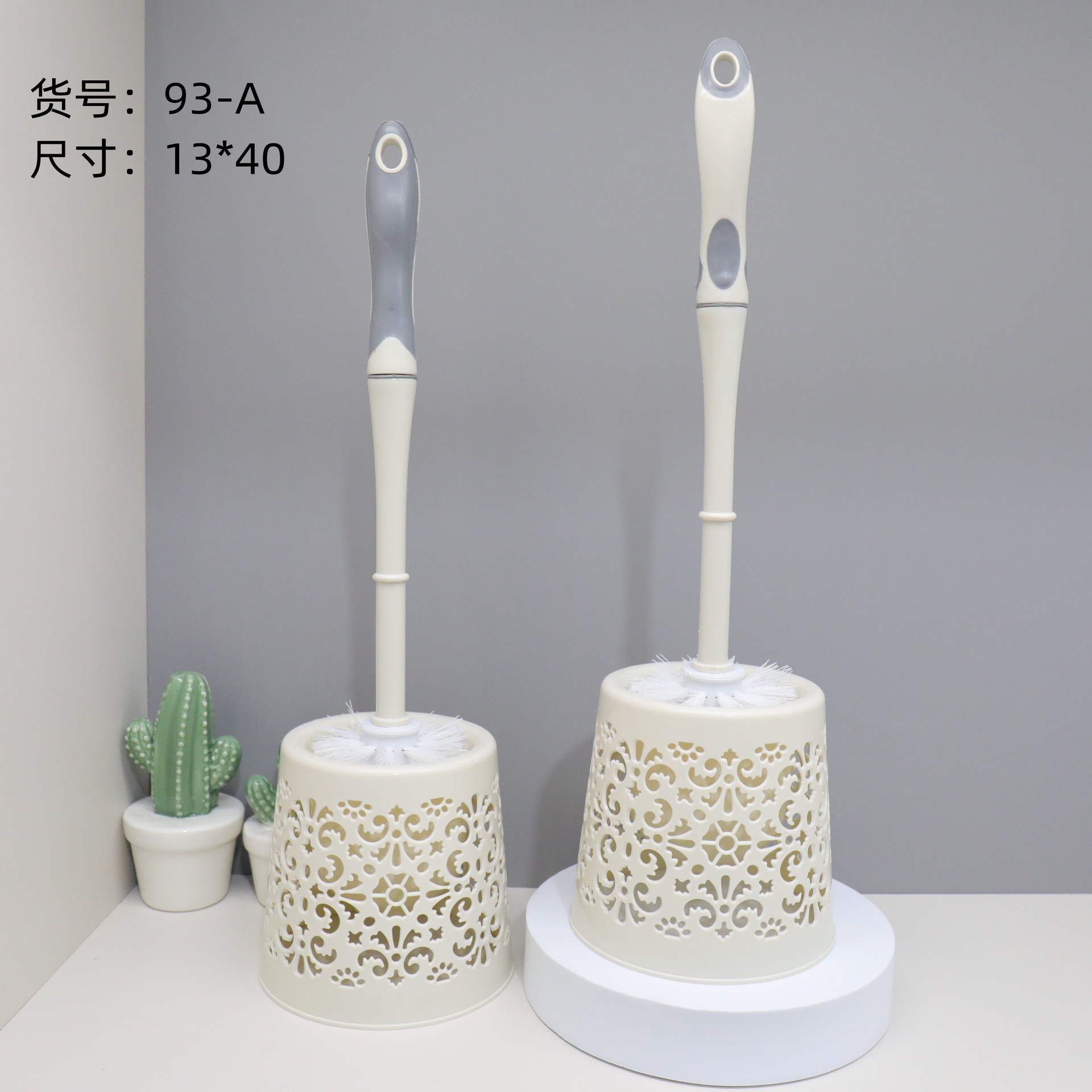 马桶刷套装死角家用圆头卫生间刷带清洁厕所刷子长柄清洁刷底座XY