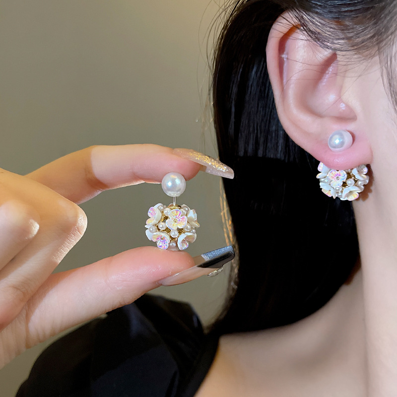925银针/耳环女长款气质/饰品女长款气质/银饰品/耳环产品图
