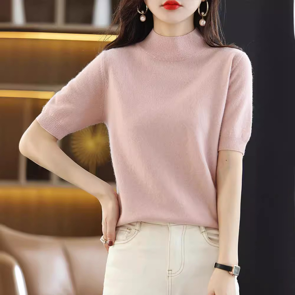 女式羊毛衫实物图