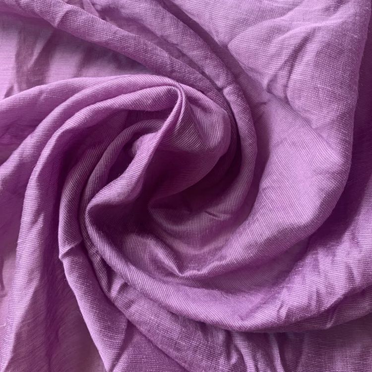 天丝亚麻丝麻面料锦纶透气舒适汉服立领对襟大袖长衫布料混纺春夏产品图