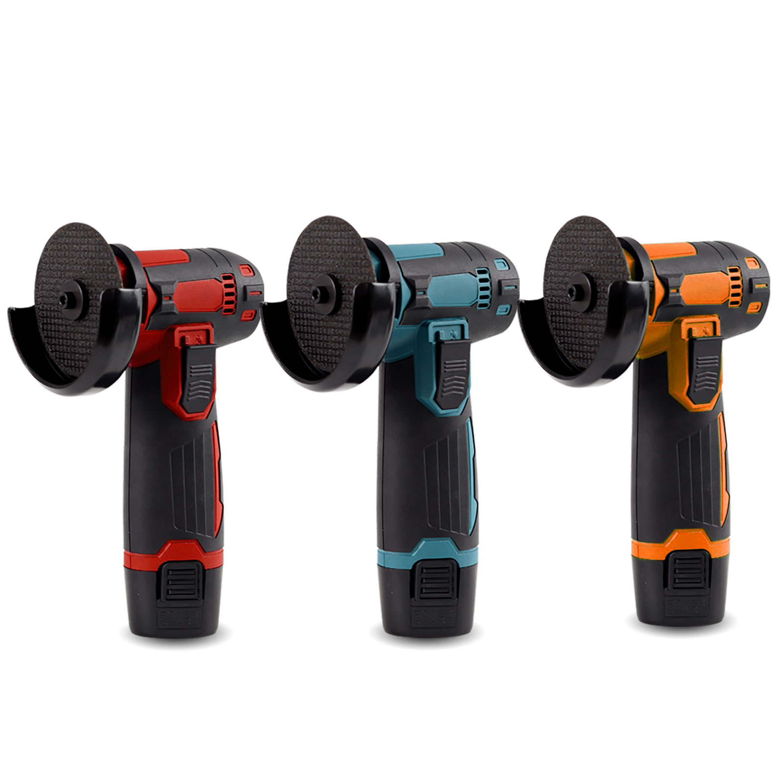 Foreign Trade Mini Handheld Lithium Electric Angle Grinder Cutting Machine Grinding And Polishing 12V Household Diy Tool Power Battery details Picture