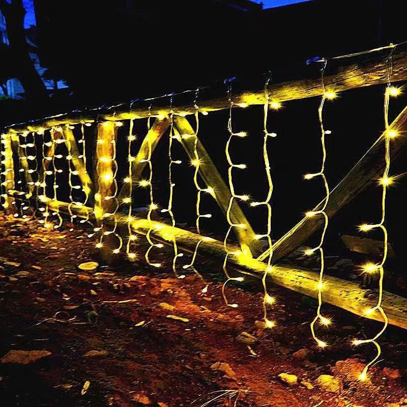 LED ice strip lights, curtain lights, star lights, engineering lighting decoration, interior decoration lights, Christmas festival decorative light strings Specification image