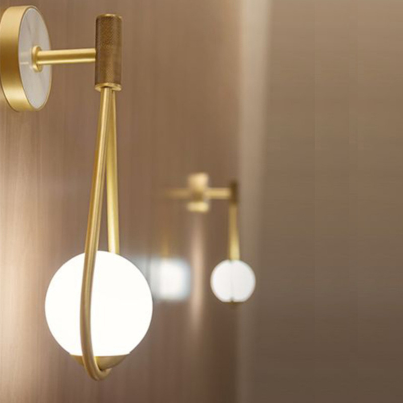 Cross-border modern Nordic bedroom wall lamps, bedside lamps, simple living room decoration, led wall lamps for corridors and passageways, Zhongshan lamps Application Scenario