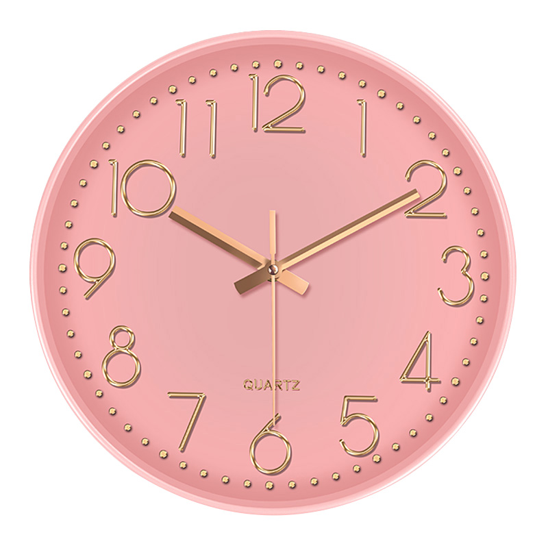 Modern, simple and elegant, quiet home, light luxury Nordic quartz clock, bedroom, large wall watch, Yang Specification image