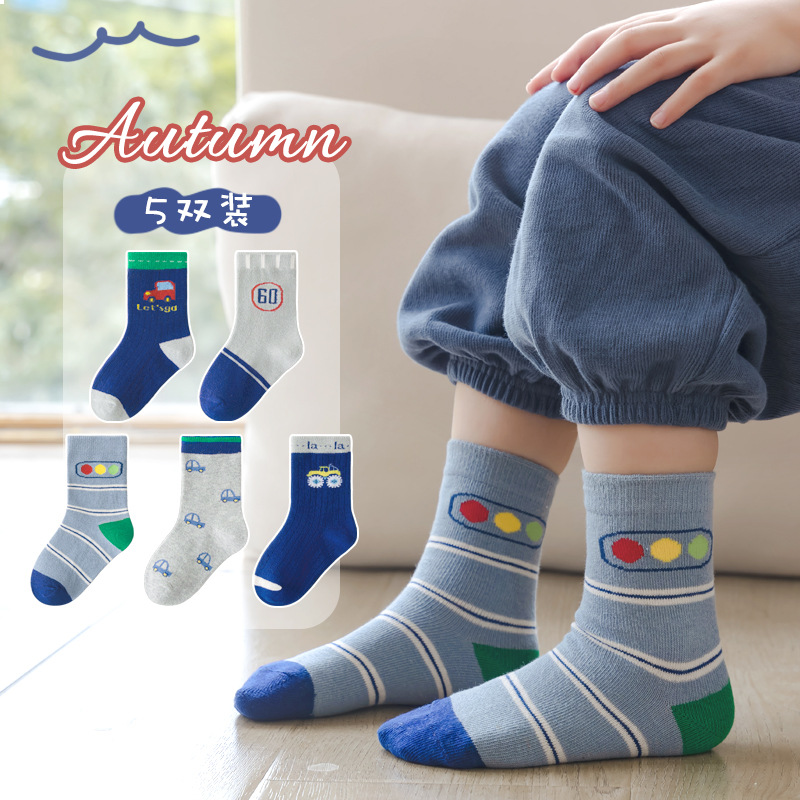 儿童袜子/儿童长袜/男童长袜产品图