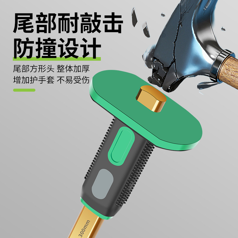 Factory wholesale alloy steel chisels, woodworking chisels, stonework chisels, drill bits, hand chisels, multi-functional cylindrical punches Application Scenario