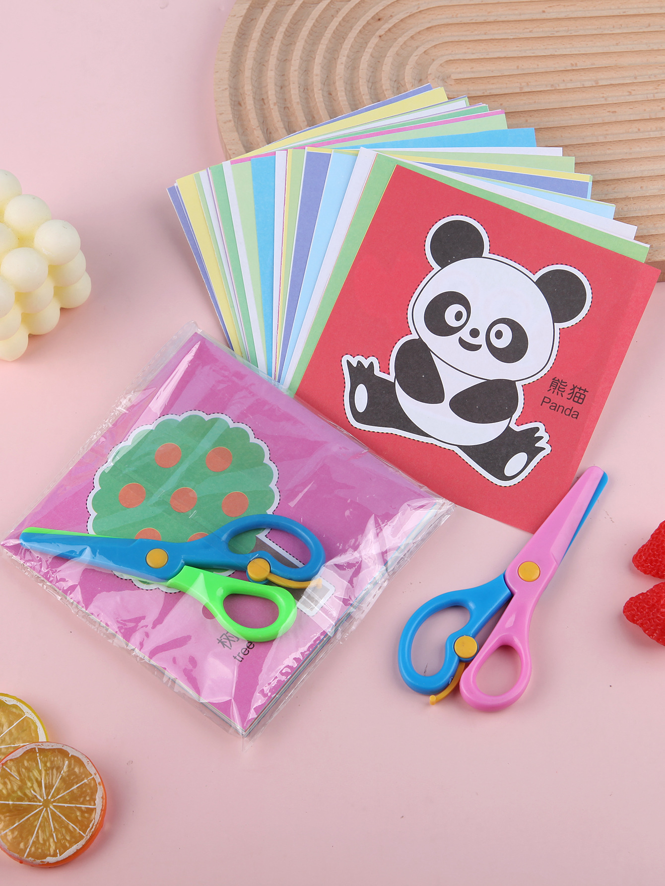 Children's paper-cutting concentration training, diy handicraft gifts, kindergarten fun paper-cutting sets, coloring paper-cutting Application Scenario