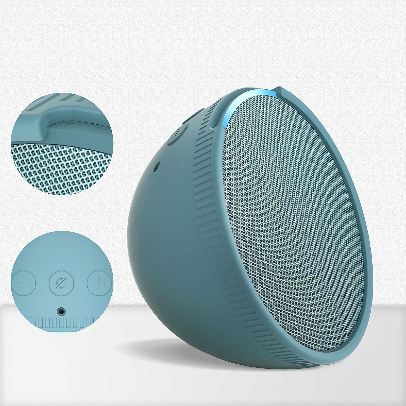 Anti-drop full package protective case suitable for Echo pop audio silicone case Specification image
