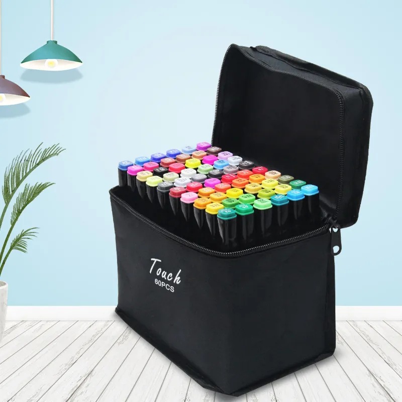 Chendi Stationery Writing Marker 48 Color Color Double Head Alcohol Oil Art Drawing Pen Watercolor Pen Color Pen Marker