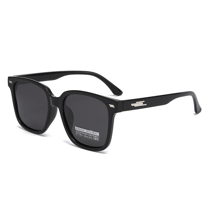 New sunglasses, the same trendy polarized sunglasses as female Internet celebrities, men's and women's fashionable UV-protective glasses wholesale Specification image