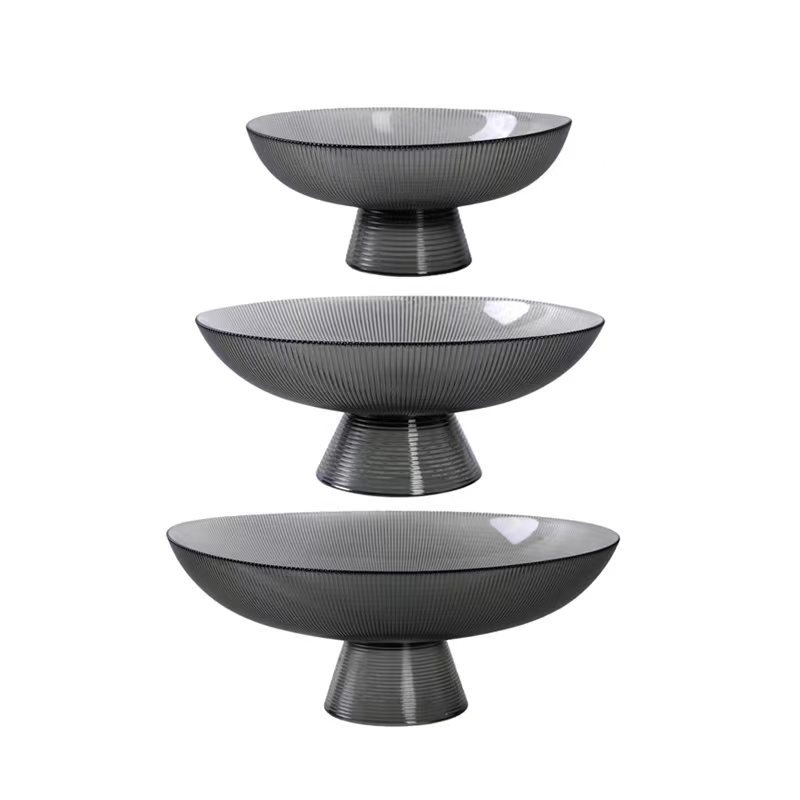 Glass Fruit Tray High Appearance Level Living Room Coffee Table Decoration Simple Modern Light Luxury Style Network Red Snack Tray Candy Yu Bin Item Picture