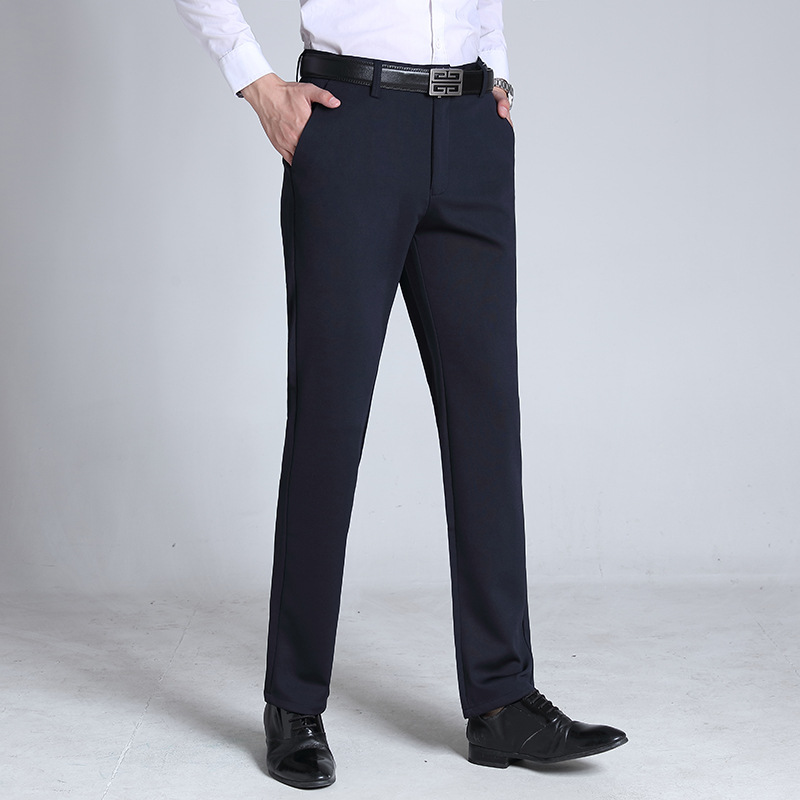 2024 Summer new men's pants, middle-aged and elderly dad pants, men's stretch high-waisted straight-leg pants, loose casual pants Application Scenario