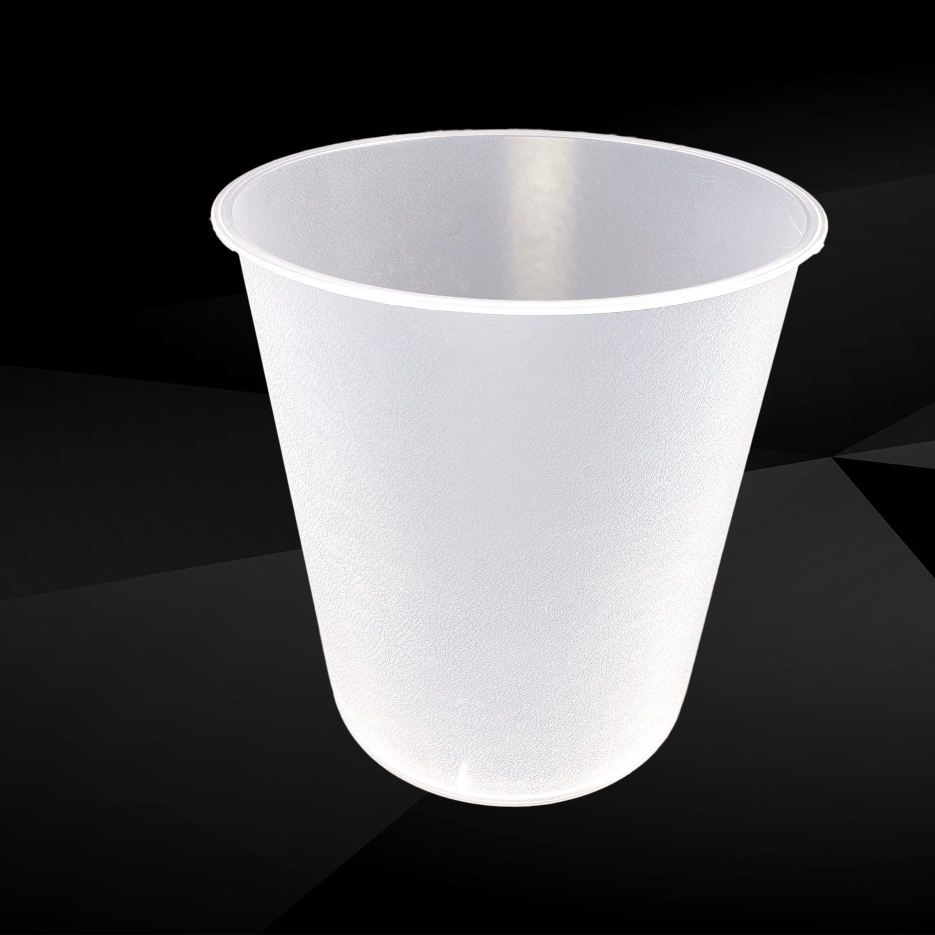 Manufacturers Supply Wholesale Plastic Bucket Electroplating Trash Can Transparent Inner Tube Household Simple Trash Can Paper Baskets details Picture