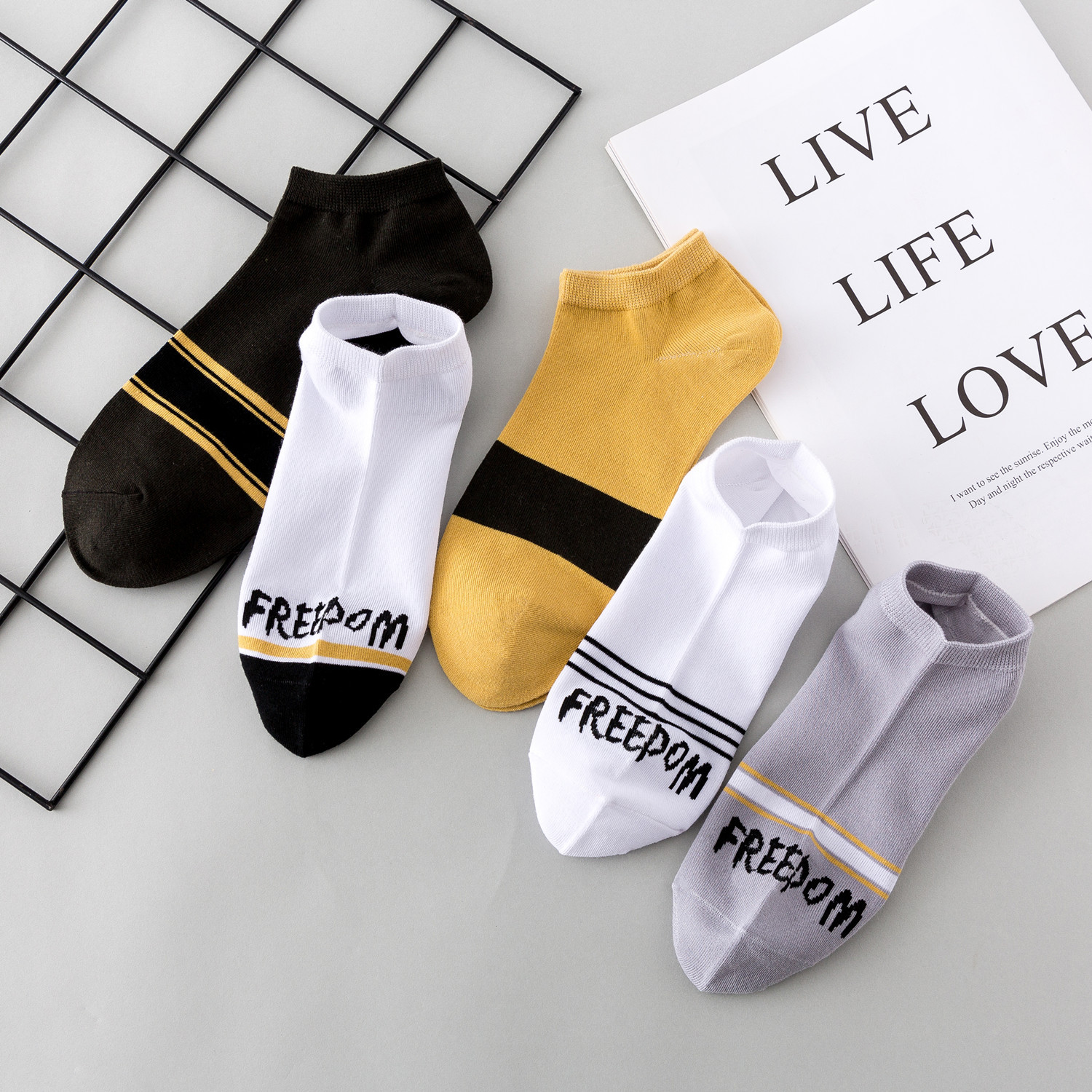 袜子男短袜四产品图