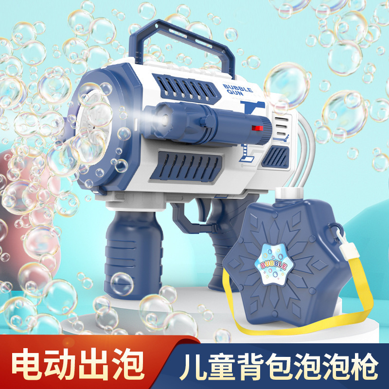 儿童玩具/抖音同款/泡泡枪/少女心/手持式/孔全自动/不漏水产品图