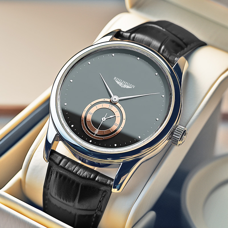 BINLIHUAN genuine men's watches, classic and simple, waterproof and fashionable for export, wholesale in stock, one-piece consignment details Picture
