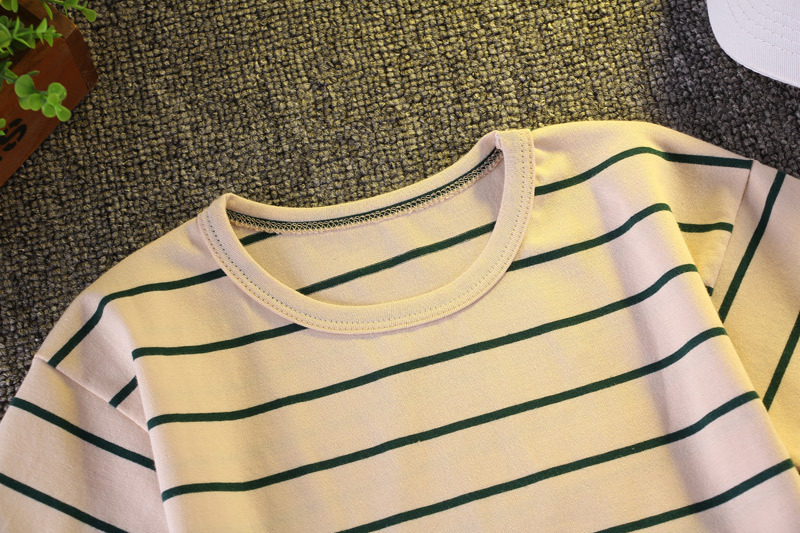 男童夏装2023新款男宝宝短袖套装夏季婴幼儿童男孩两件套条纹休闲详情3