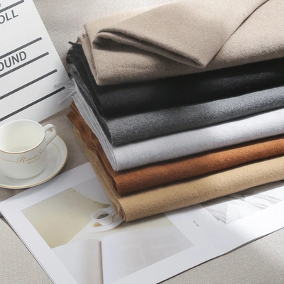 300G Solid Color Imitation Cashmere Scarf Female 2022 New Korean Version Of All The Autumn And Winter Warm Thick Neck Wholesale
