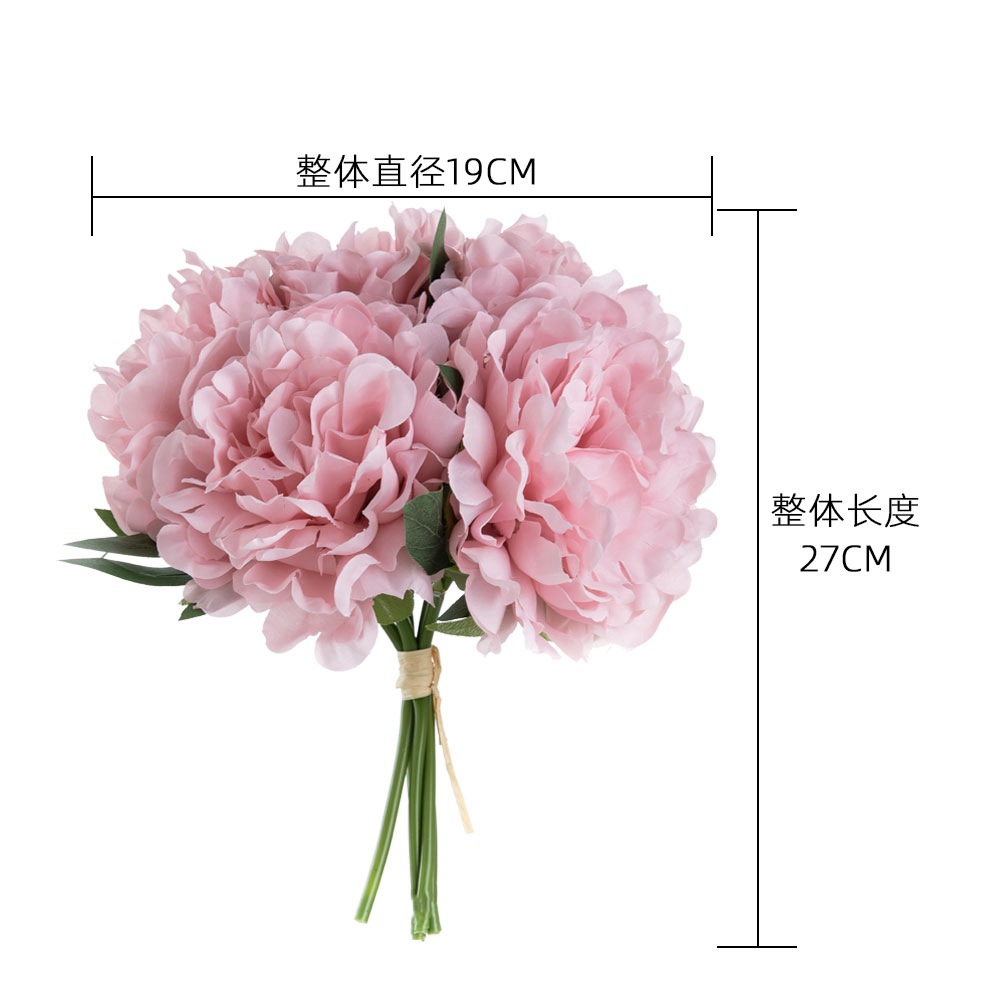 Manufacturers Recommend Eileen Peony Wedding Hand-Held Flower Simulation Flower Wholesale Home Decoration Craft Plant Mw11221 Application Scenario