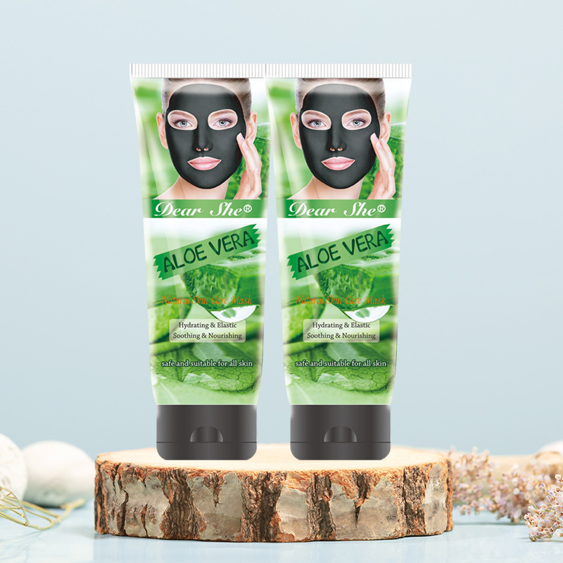 DEAR SHE芦荟补水净透撕拉面膜去黑头面膜粉刺清洁化妆品120ml