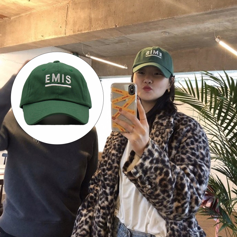 Baseball cap Korean men and women's cap alphabet embroidery visor hat men and women Song Hye kyo the same model of cap wholesale