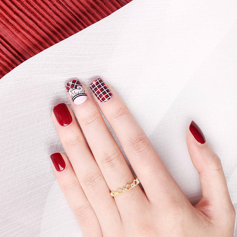 E&amp; Wholesale of new wearable nail plates, nail patches, false nail patches, wearable nail plates, short finished products, exclusively for export Application Scenario