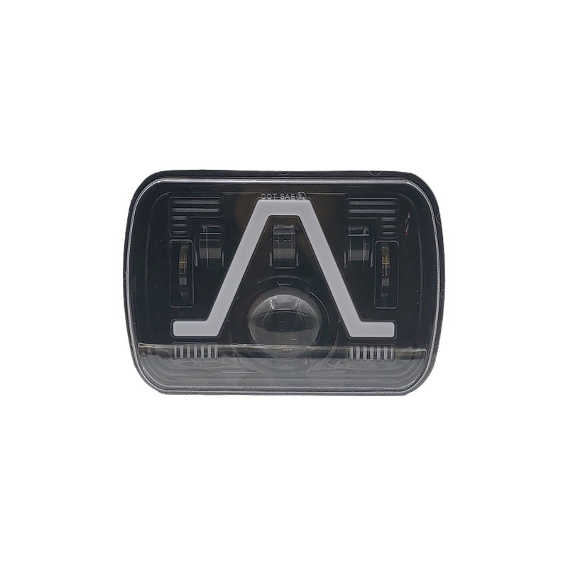 Cross-border foreign trade Wrangler JP truck truck retrofitted front headlights 7 "square car retrofitted headlights LED lights