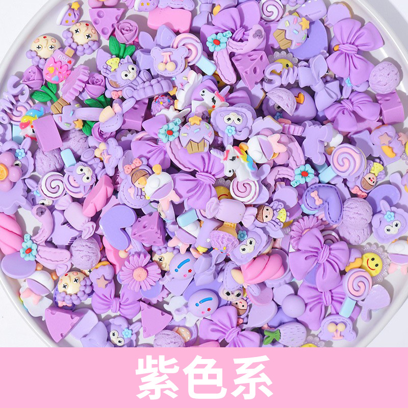 卡通混款树脂奶油胶diy材料手工饰品配饰手机壳装饰发夹发卡配件详情12