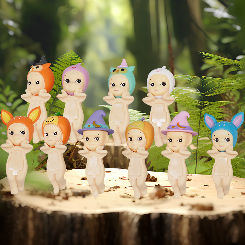Party Angel Series Party Pose Face Halloween Smile animal Angel fruit mini cat doll blind box Application Scenario